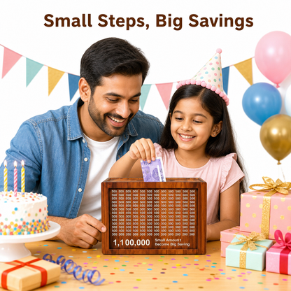 Savings Goal Money Box (₹1 Lakh)