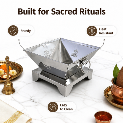 Stainless Steel Hawan Kund