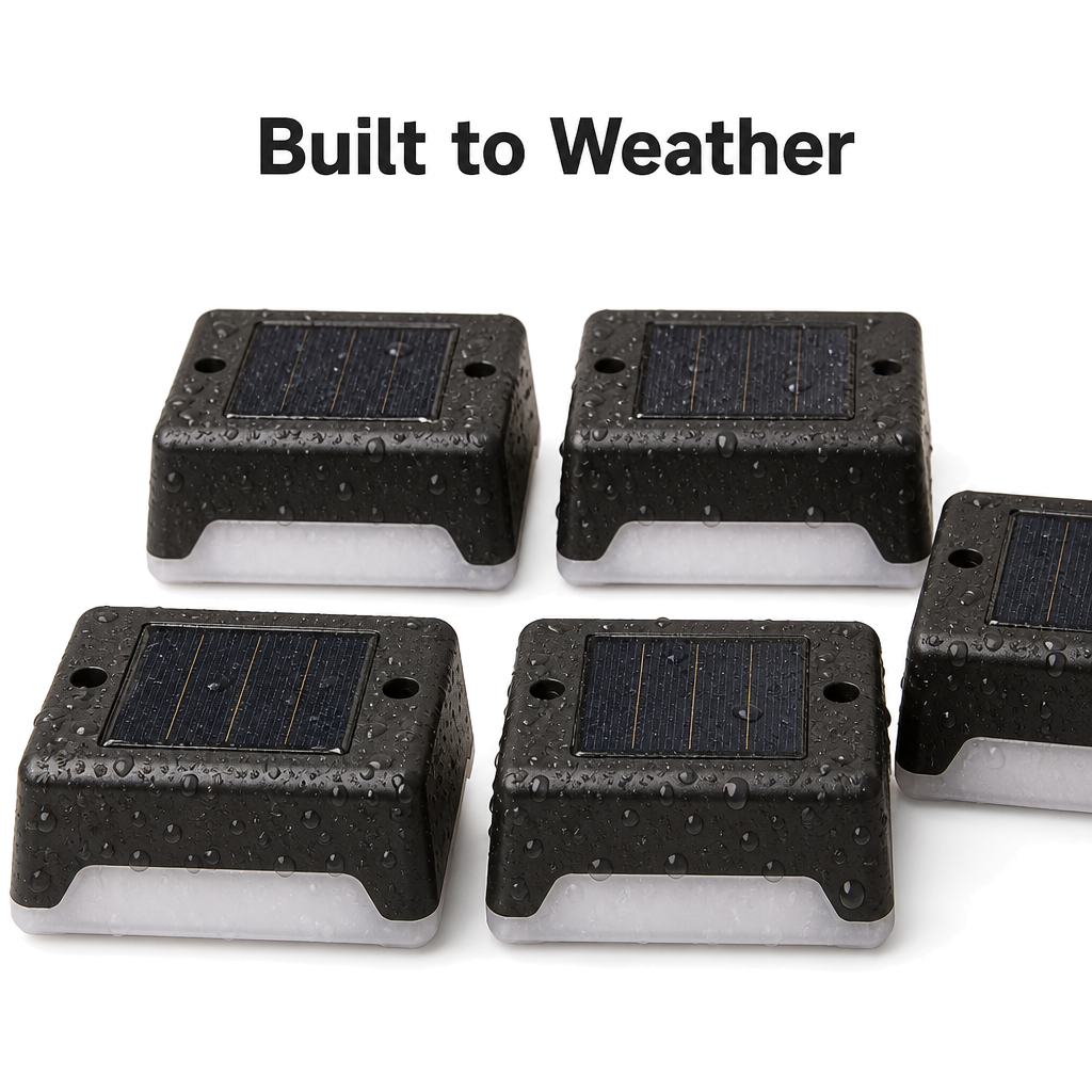 Solar Deck Lights (Pack Of 4)