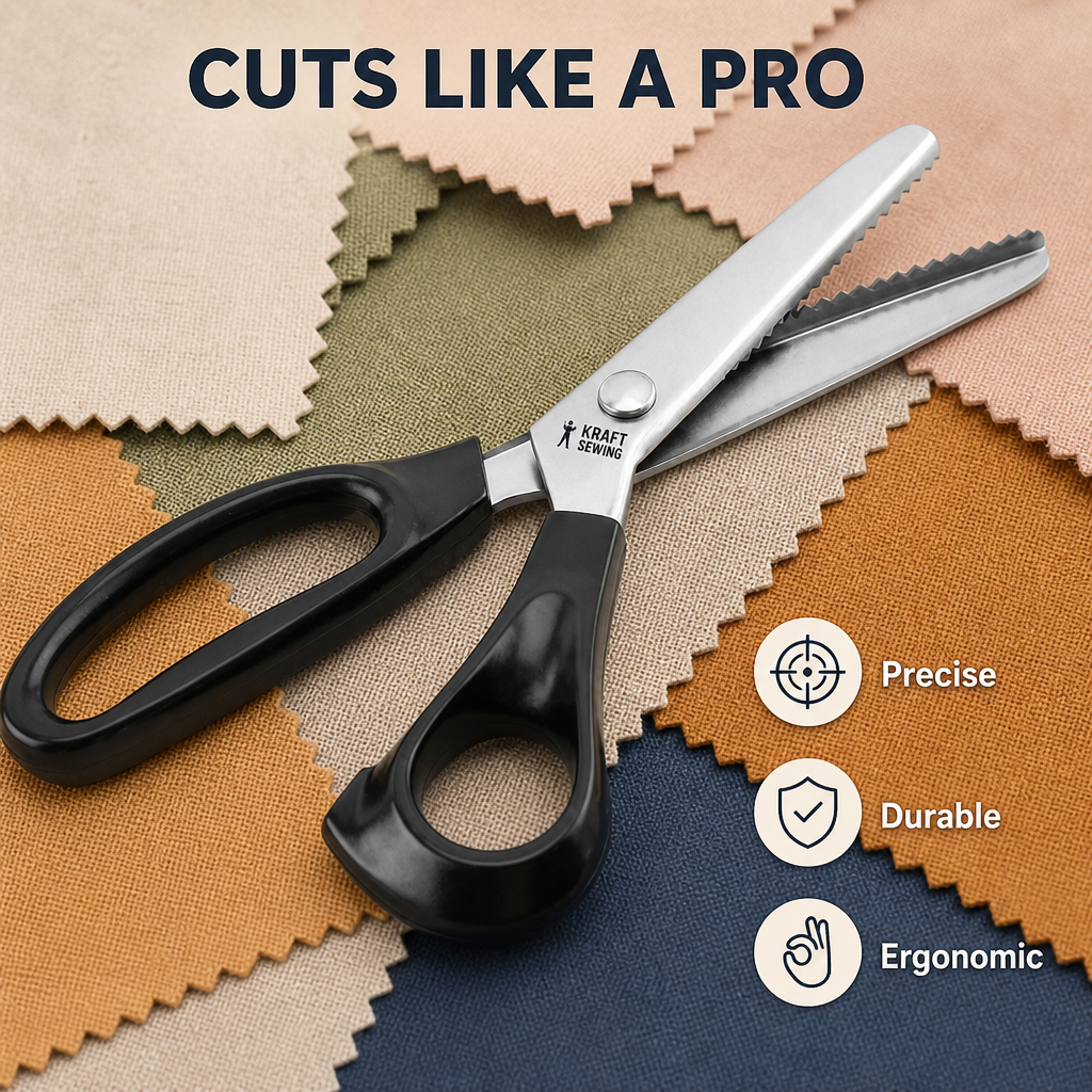 Stainless Steel Zig-Zag Pinking Shears