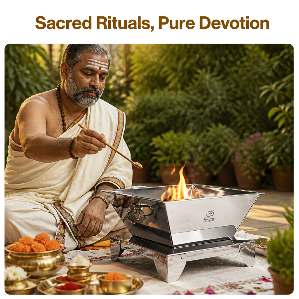 Stainless Steel Hawan Kund