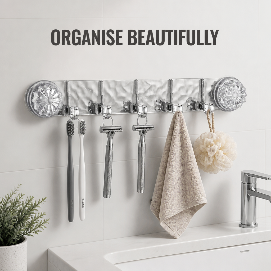 Wall-Mounted Suction Hook Rack(Buy 1 Get 1 Free)