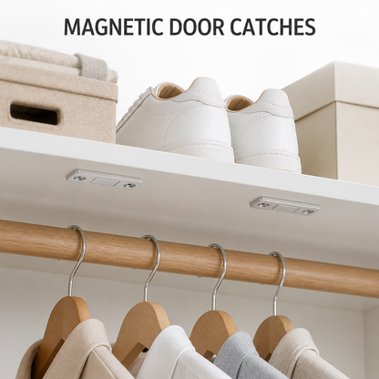 Ultra Thin Cabinet Magnetic Catch(Pack Of 4)