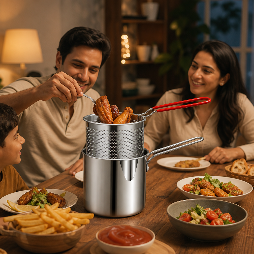 Stainless Steel Deep Frying Pot