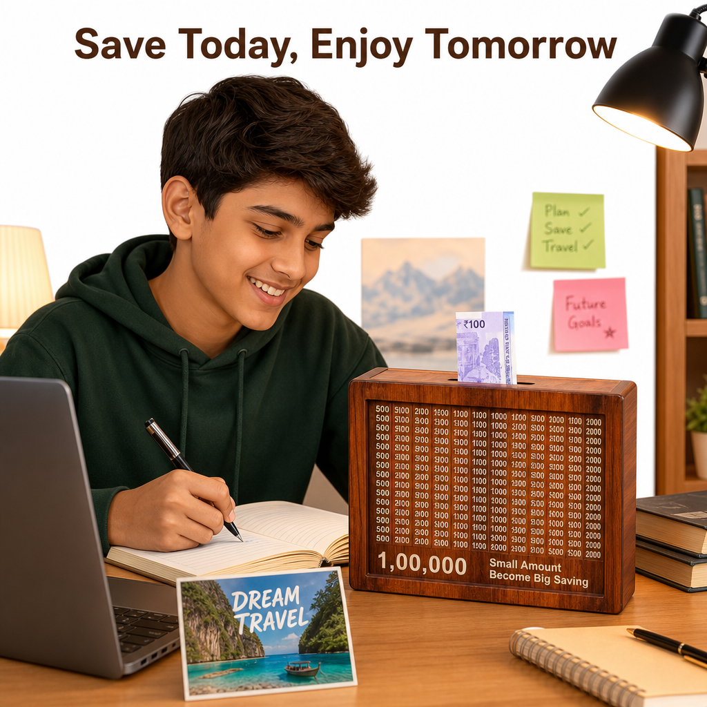 Savings Goal Money Box (₹1 Lakh)