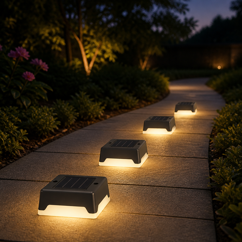 Solar Deck Lights (Pack Of 4)