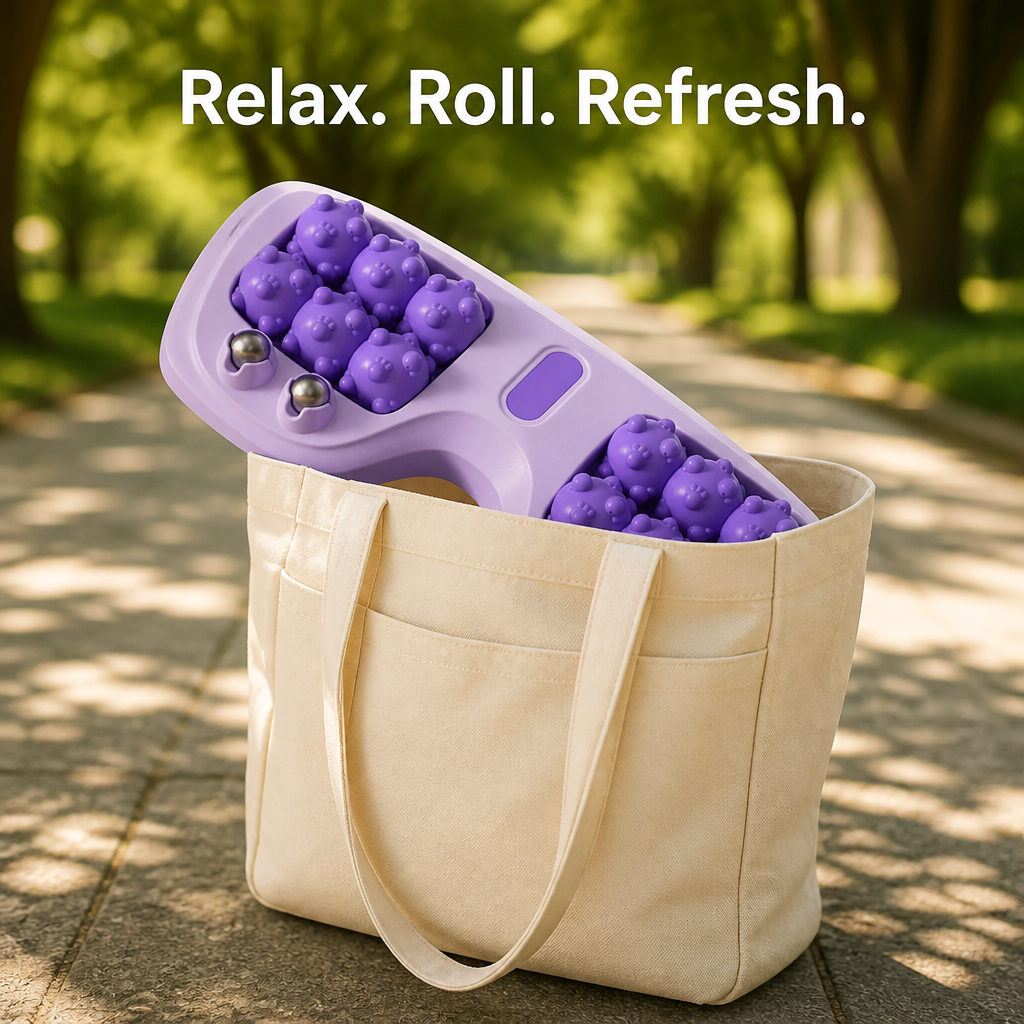 Manual Dual Foot Massage Roller