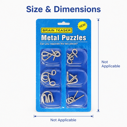 Brain Twist Metal Puzzle IQ Test