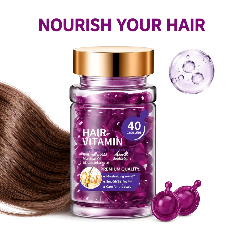 Premium Hair Vitamin Capsules (Pack Of 10 Pcs)