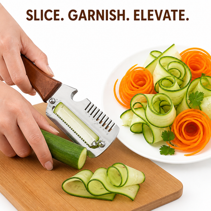 Wooden Handle Vegetable Peeler Knife