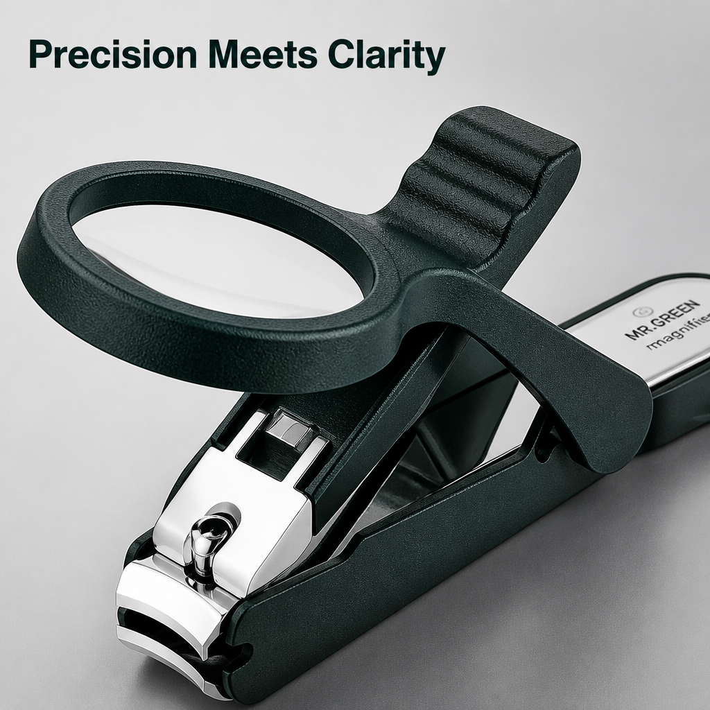 Nail Clippers with Magnifier