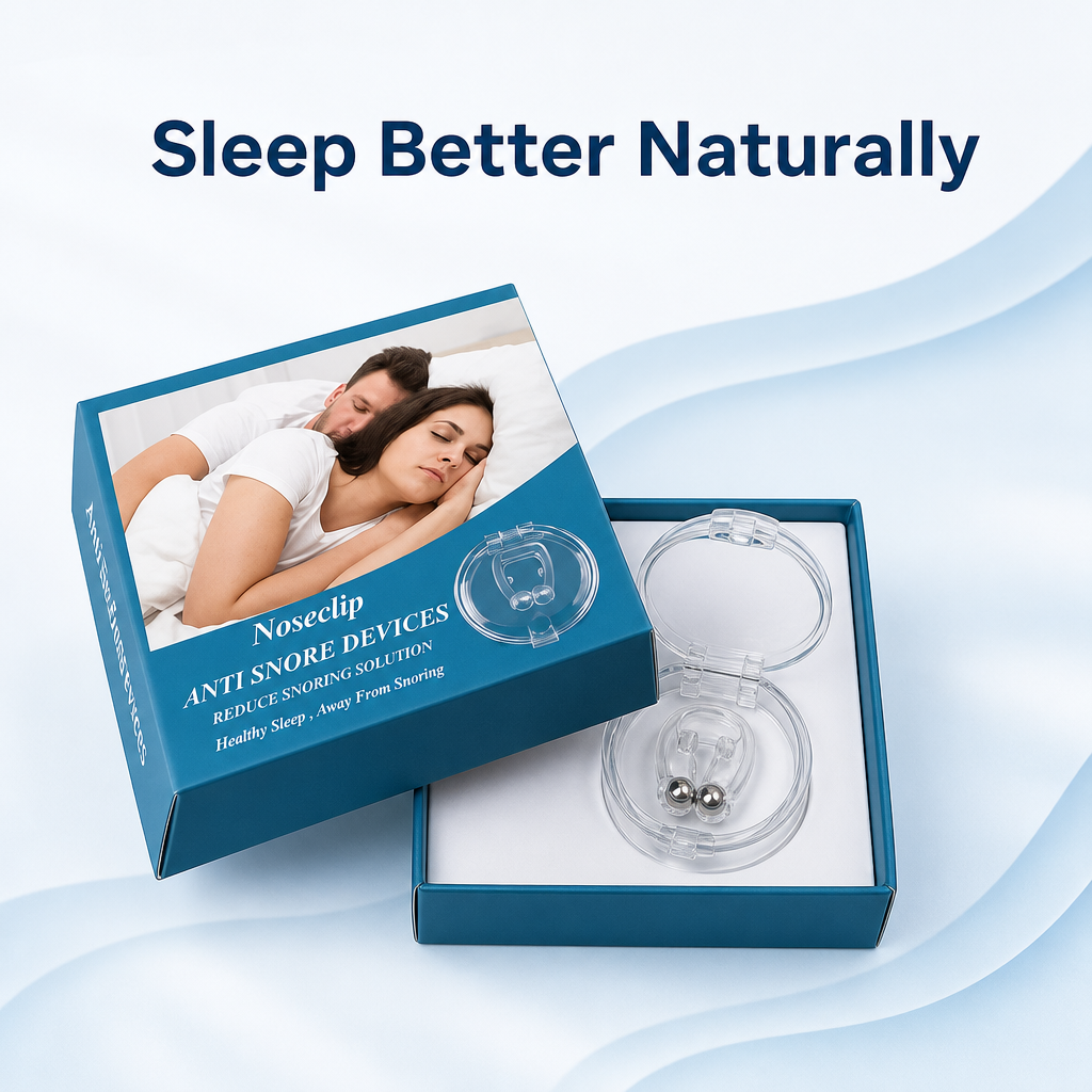 Magnetic Anti Snore Nose Clip(Buy 1 Get 1 Free)