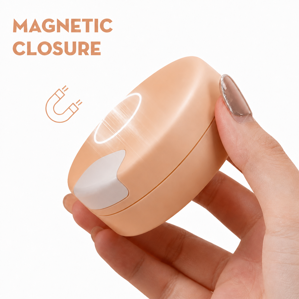 Magnetic Travel Container