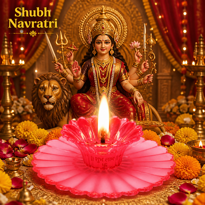 3D Reflection Oil Diya (Set Of 12 Pcs)