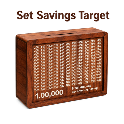 Savings Goal Money Box (₹1 Lakh)