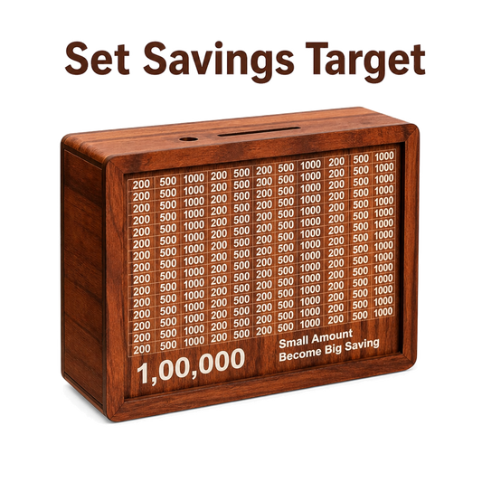 Savings Goal Money Box (₹1 Lakh)