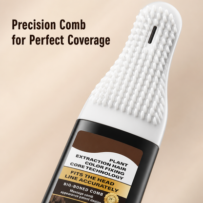 Natural Hair Dye with Comb Applicator