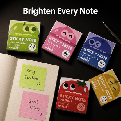 Glitter Sticky Notes(Pack of 4)