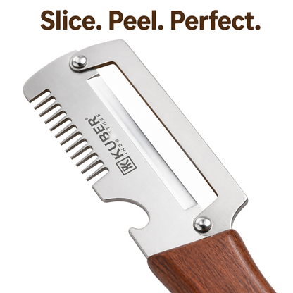Wooden Handle Vegetable Peeler Knife
