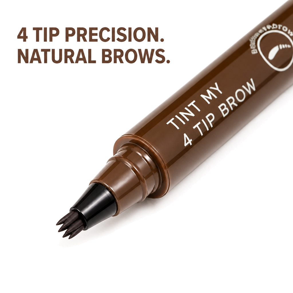 Waterproof 4 Points Eyebrow Pen(Pack Of 2)