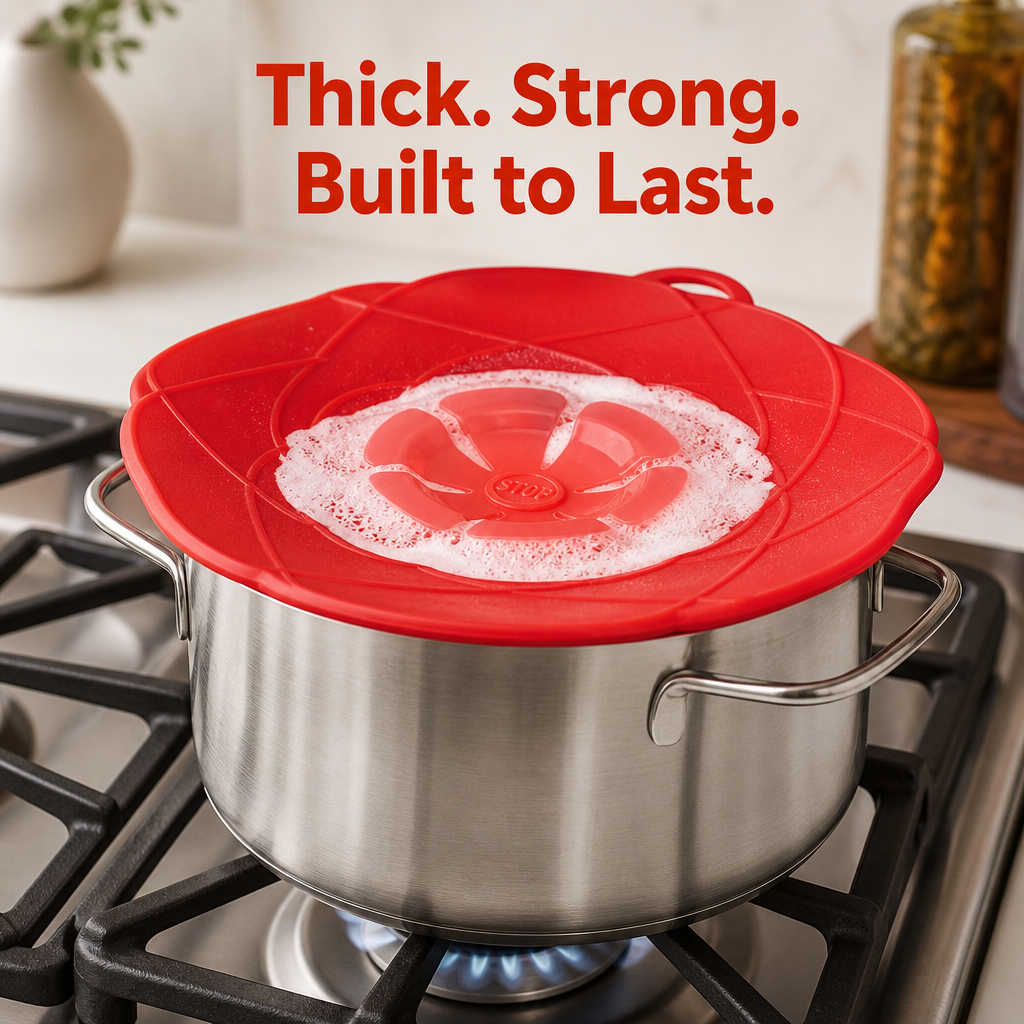 Silicone Spill Stopper Lid