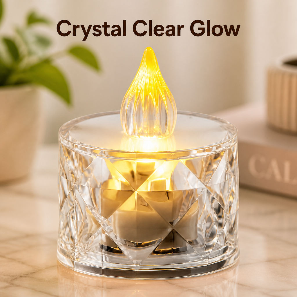 Crystal LED Light(Pack of 4Pcs)