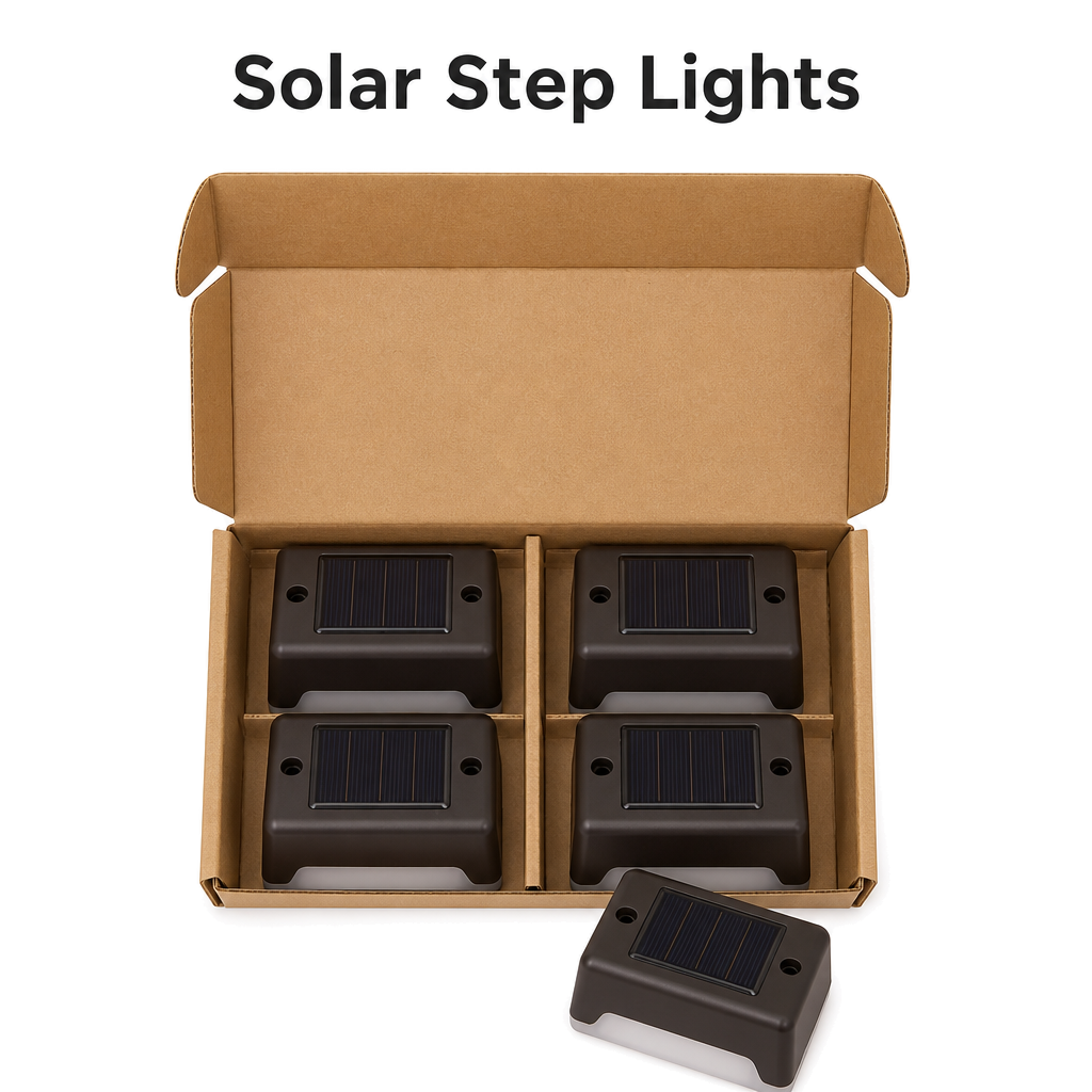 Solar Deck Lights (Pack Of 4)