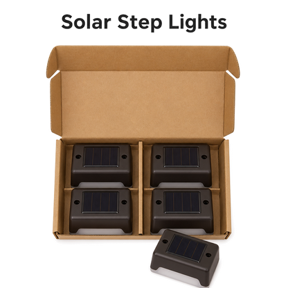 Solar Deck Lights (Pack Of 4)
