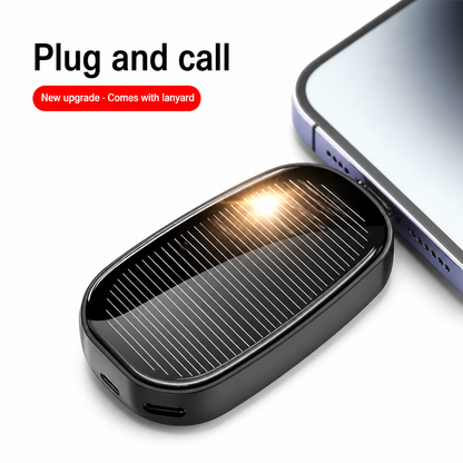 Solar Keychain Charger Powerbank (1200 mAh)