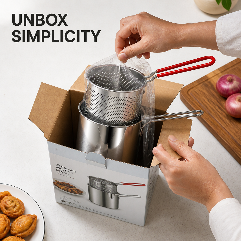 Stainless Steel Deep Frying Pot