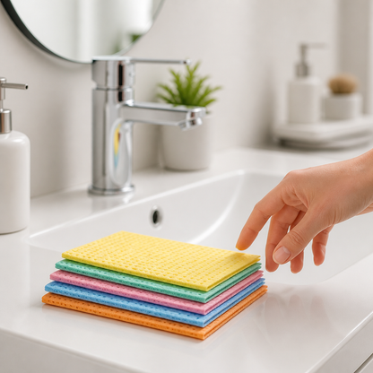 Reusable Sponge Wipes(Pack of 5)