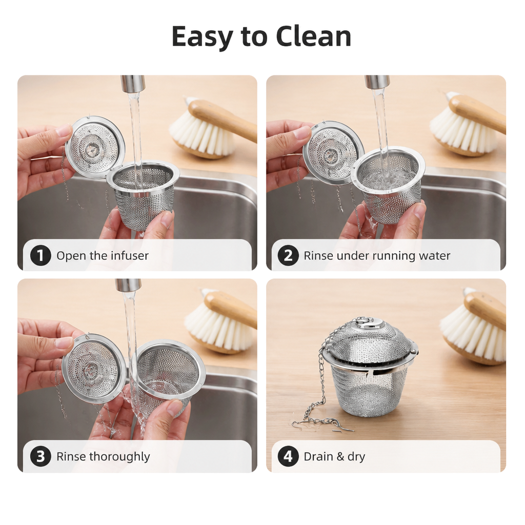 Stainless Steel Basket Tea Infuser