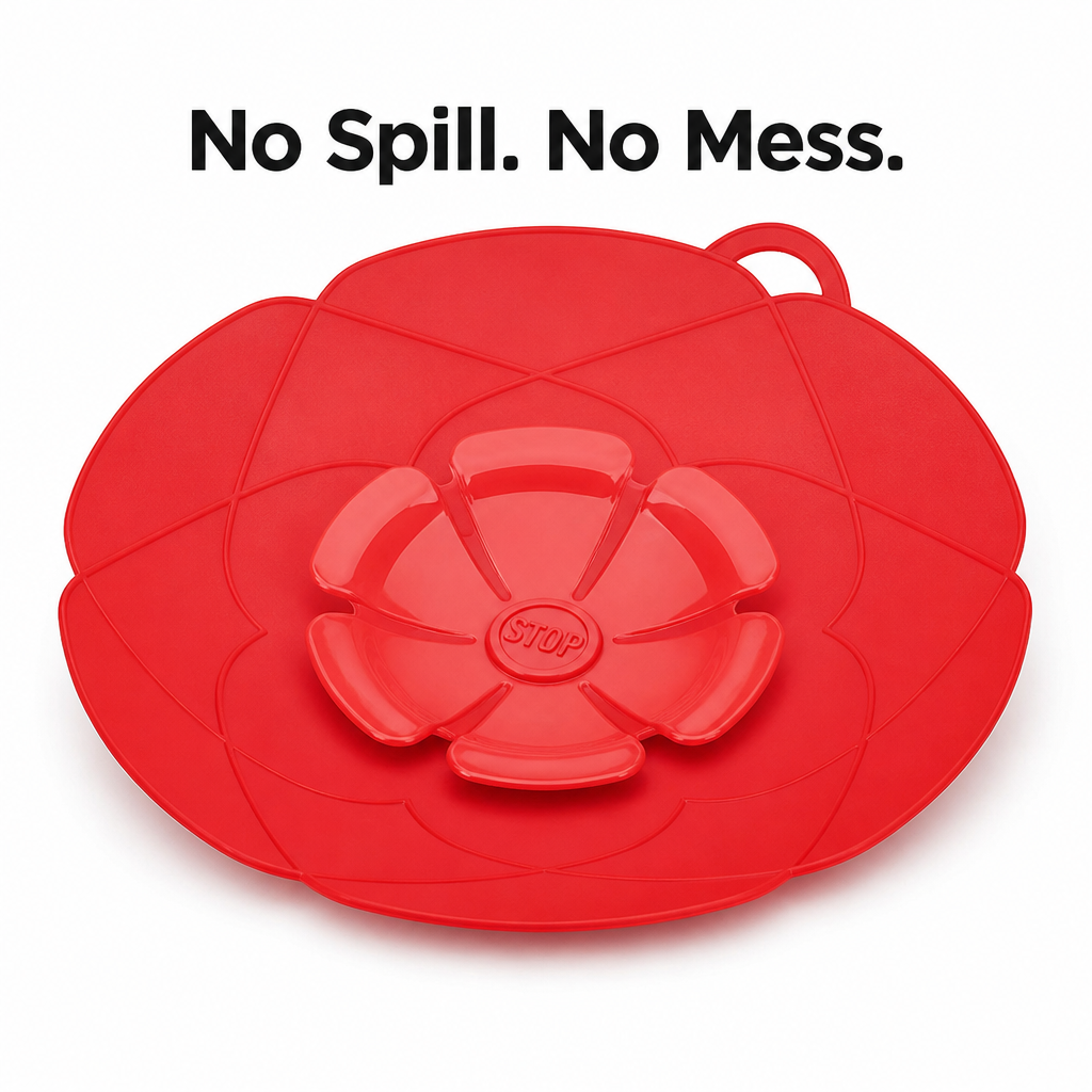 Silicone Spill Stopper Lid