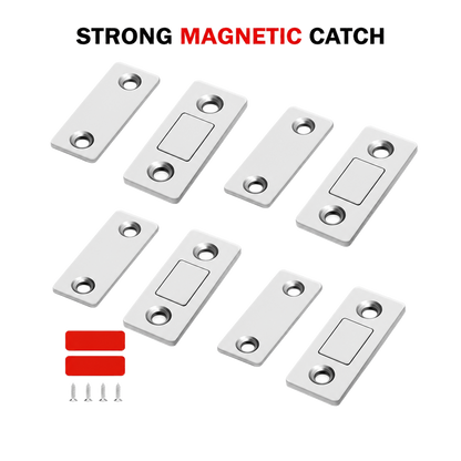 Ultra Thin Cabinet Magnetic Catch(Pack Of 4)