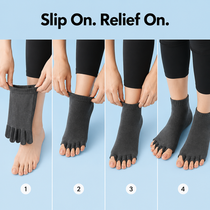 Grey Foot Alignment Socks(1 Pair)