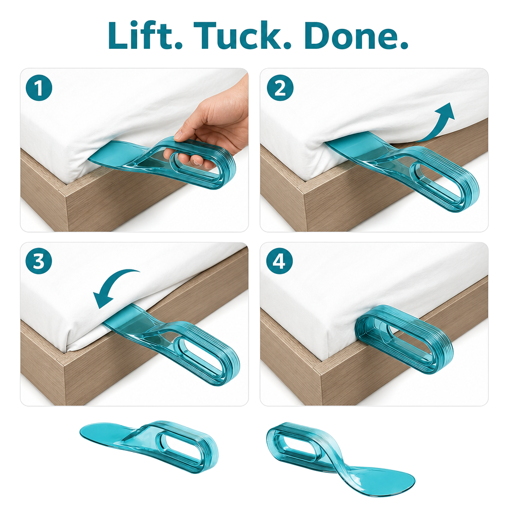 Easymart 2-in-1 Mattress Lifter & Sheet Tucker