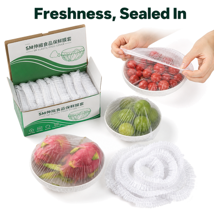 Elastic Food Covers (Pack Of 100 Pcs)