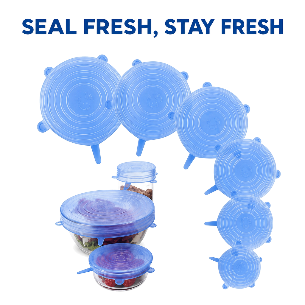 Stretchable Silicone Lids Set