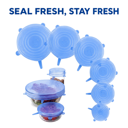 Stretchable Silicone Lids Set