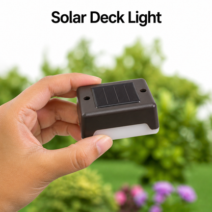 Solar Deck Lights (Pack Of 4)