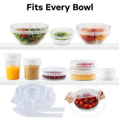Elastic Food Covers (Pack Of 100 Pcs)
