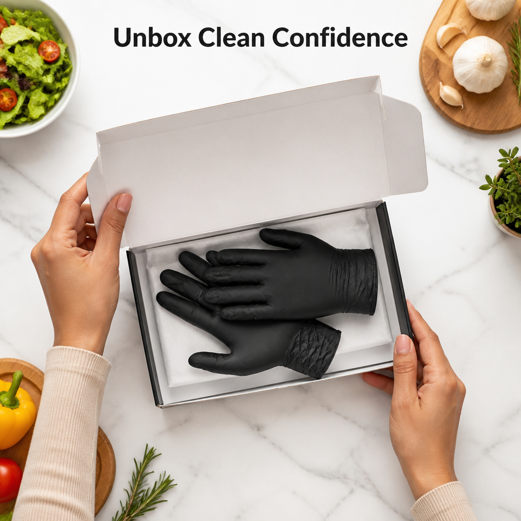 Heavy Duty Nitrile Gloves (Pack Of 50Pcs)