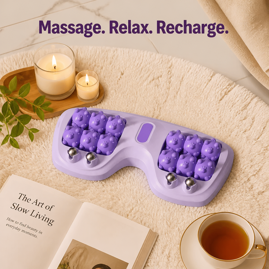 Manual Dual Foot Massage Roller