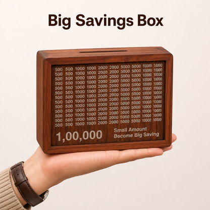 Savings Goal Money Box (₹1 Lakh)