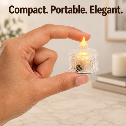 Crystal LED Light(Pack of 4Pcs)