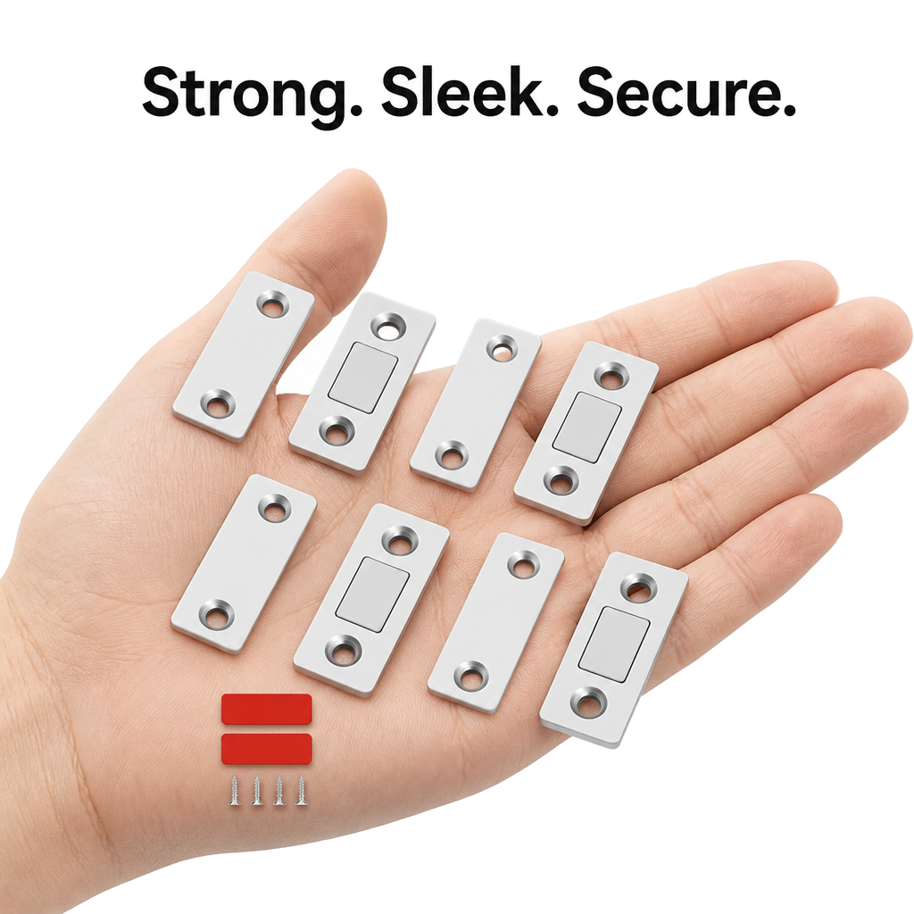 Ultra Thin Cabinet Magnetic Catch(Pack Of 4)