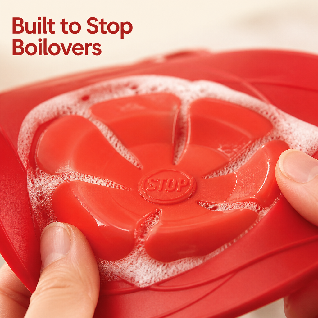 Silicone Spill Stopper Lid