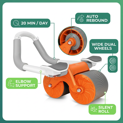 Abs Roller Wheel Workout Automatic Rebound
